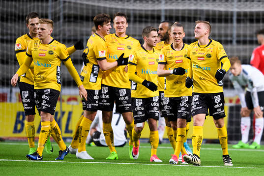 Elfsborgs spelare jublar