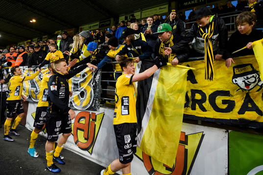Elfsborgs Simon Olsson, Per Frick, Issam Jebali och Jesper
