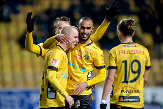 Elfsborgs Simon Lundevall, Viktor Prodell, Issam Jebali och