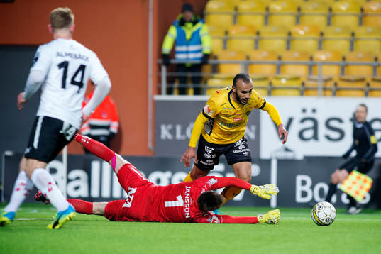 Örebros målvakt Oscar Jansson