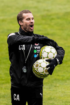 Assisterande tränare Christoffer Andersson