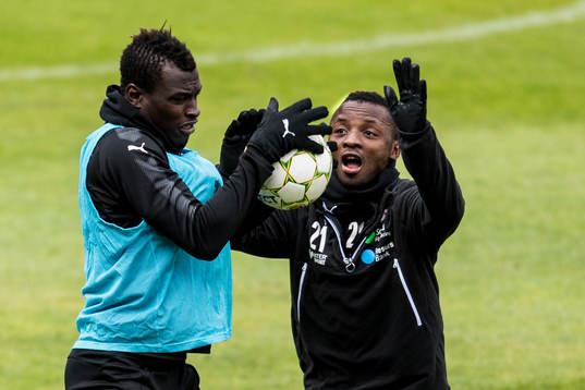 Edwin Gyimah och Monday Samuel