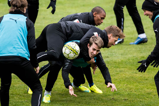 Adam Eriksson, Martin Christensen och Bradley Surprise