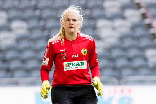 Hammarbys målvakt Emma Holmgren