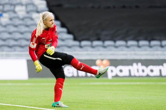 Hammarbys målvakt Emma Holmgren