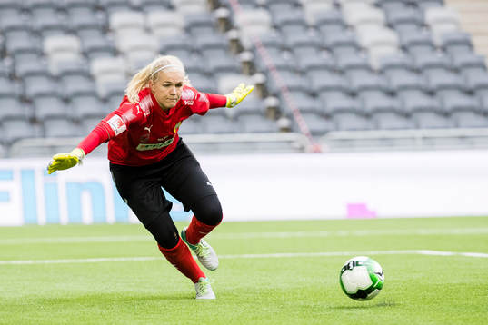 Hammarbys målvakt Emma Holmgren