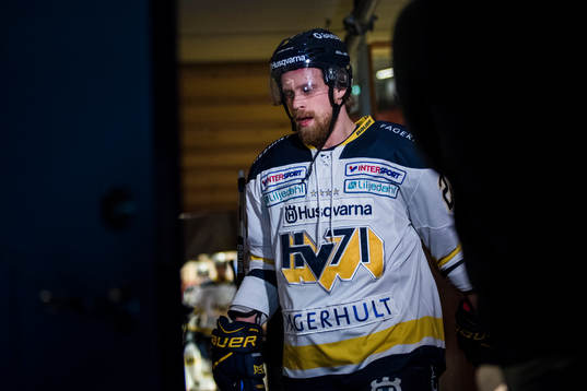 s Mattias Tedenby före final 4 i SM-slutspelet i ishockey