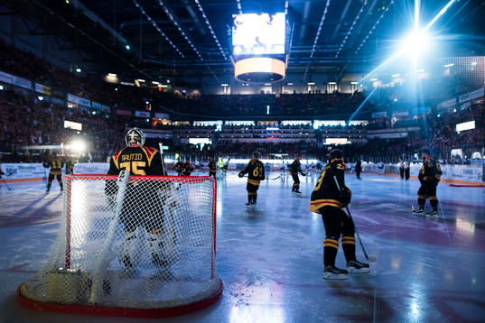 Brynäs målvakt David Rautio före final 4 i SM-slutspelet