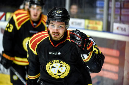 Brynäs Tomas Zaborsky jublar