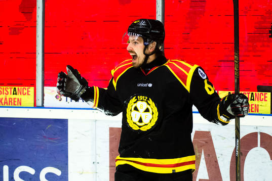 Brynäs Tomas Zaborsky jublar