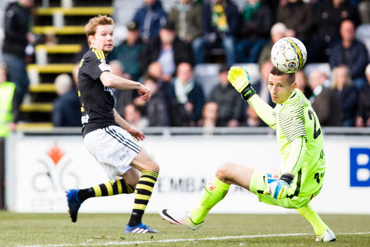 s Johan Blomberg gör 0-1