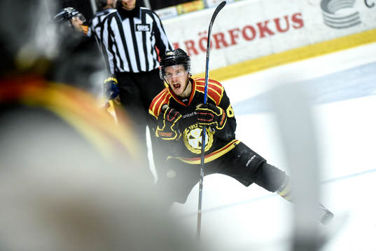 Brynäs Jonathan Pudas jublar