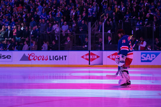 Rangers målvakt Henrik Lundqvist när