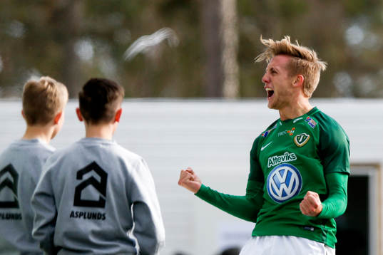 Jönköpings Jesper Svensson jublar