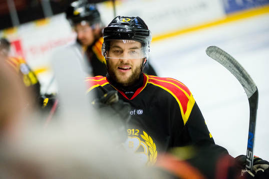 Brynäs Pathrik Westerholm jublar
