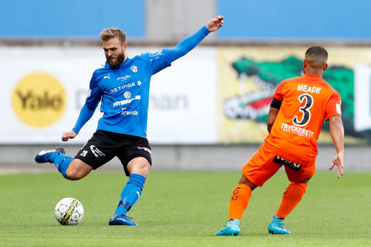 Halmstads Jesper Westerberg och AFC Eskilstunas Jernade