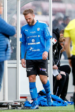 Halmstads Jesper Westerberg får kliva av skadad