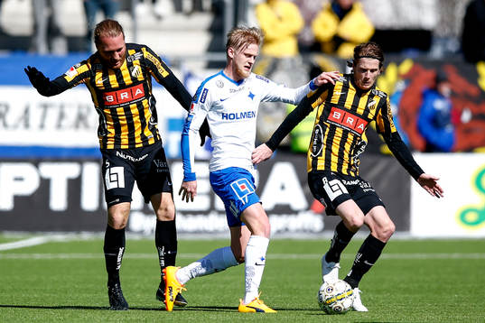 Häckens Emil Wahlström och Erik Friberg och Norrköpings