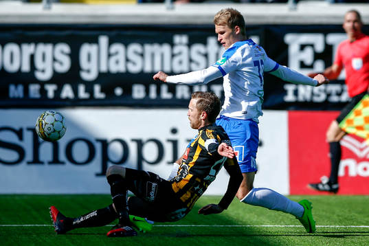 Norrköpings Sebastian Andersson och Häckens Rasmus