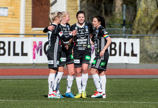 Piteås Lotta Ökvist, Elin Bragnum, Hanna Pettersson och