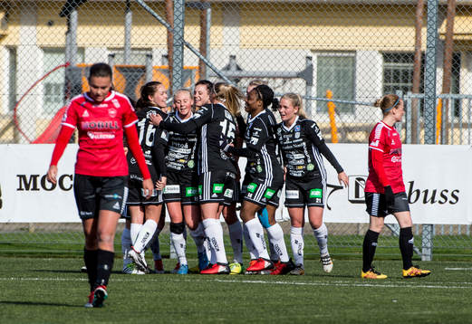Piteås spelare jublar