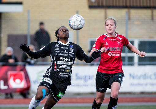 Piteås Faith Ikidi mot LB07s Michaela Johnsson