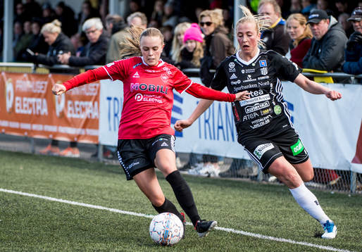 LB07s Elin Björklund mot Piteås Julia Karlenäs