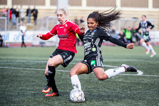 LB07s Malin Winberg mot Piteås Madelen Janogy