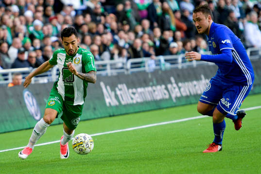Hammarbys Jiloan Hamad och Sundsvalls Smajl Suljevic