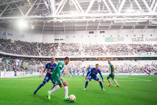 Hammarbys Serge-Junior Martinsson Ngouali mot Sundsvalls