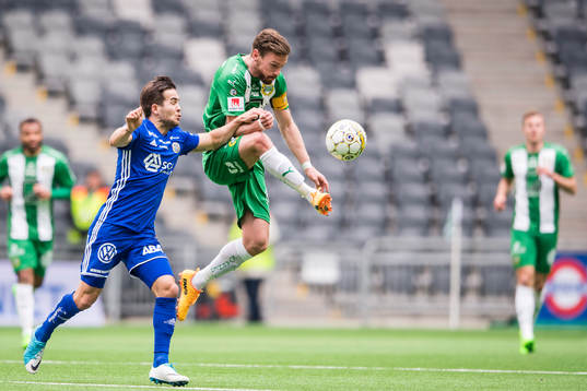 Sundsvalls Kristinn Steindorsson och Hammarbys Arnór