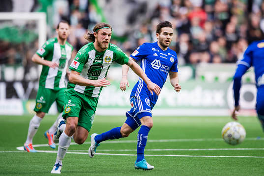 Hammarbys Björn Paulsen och Sundsvalls Kristinn