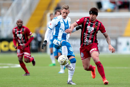 IFK Göteborgs Sören Rieks och Östersunds Douglas