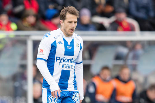 IFK Göteborgs Tobias Hysen deppar