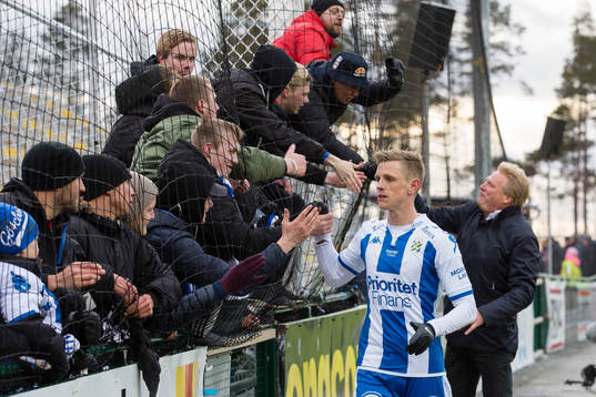 IFK Göteborgs Sören Rieks och tränare Jörgen