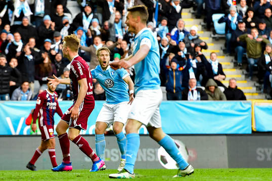 Malmö FFs Anton Tinnerholm jublar