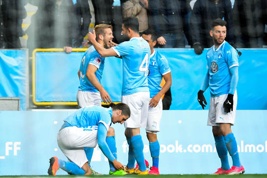 Malmö FFs Anton Tinnerholm jublar