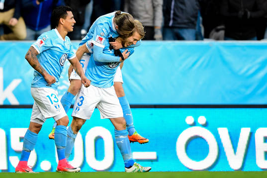 Malmö FFs Anton Tinnerholm jublar