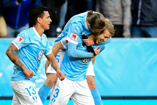 Malmö FFs Anton Tinnerholm jublar