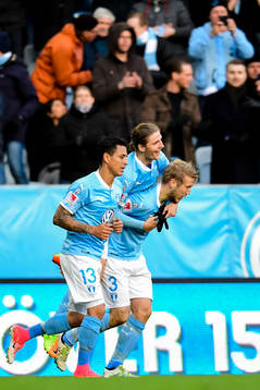Malmö FFs Anton Tinnerholm jublar