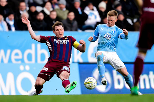 Djurgårdens Kim Källström och Malmö FFs Anders