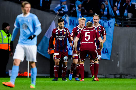 Djurgårdens Gustav Engvall jublar