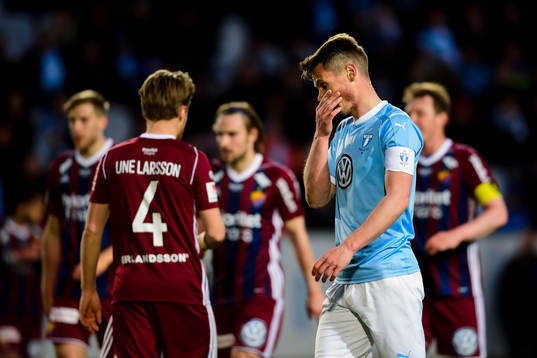 Malmö FFs Markus Rosenberg deppar