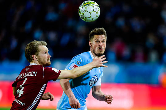 Malmö FFs Malmö FFs Markus Rosenberg och Djurgårdens