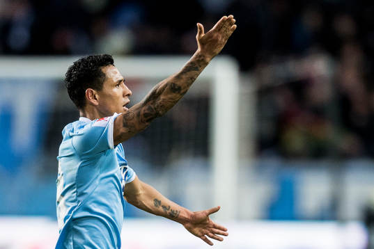 Malmö FFs Yoshimar Yotún jublar