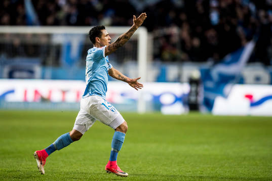 Malmö FFs Yoshimar Yotún jublar