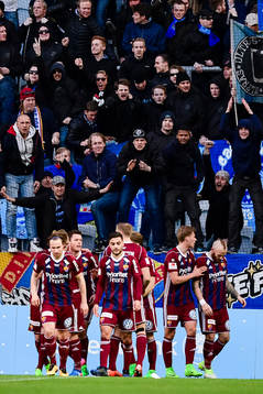 Djurgårdens Magnus Eriksson jublar