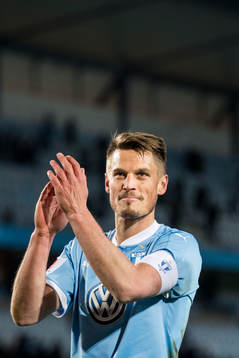 Malmö FFs Markus Rosenberg tackar publiken