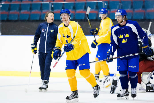 Sveriges Joakim Nordström och Elias Lindholm