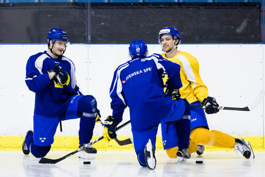 Sveriges Philip Holm, Pär Lindholm och Eric Martinsson